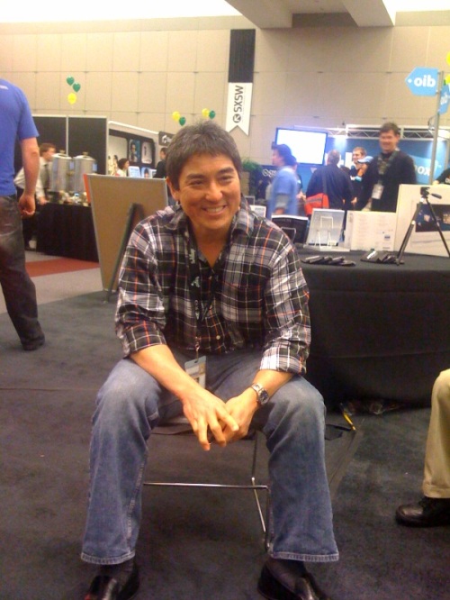 Sitting in with Guy Kawasaki at SXSW 2009.
